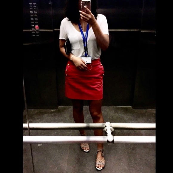 J crew red mini sailor skirt - Picture 5 of 5